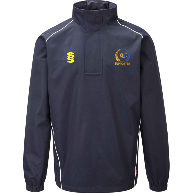 Women's Dual Curve 1/4 Zip Rain jacket : Navy
