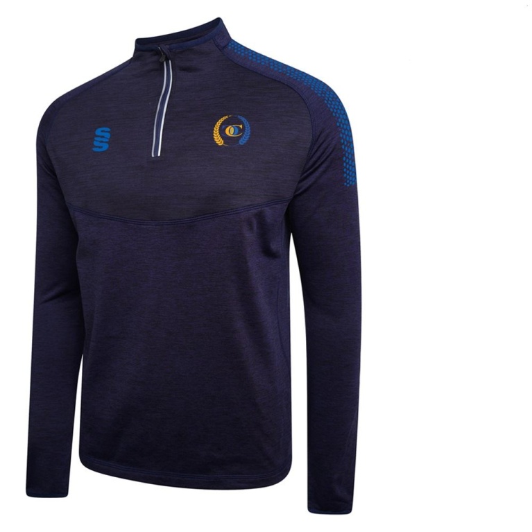 1/4 Zip Dual Performance Top : Navy