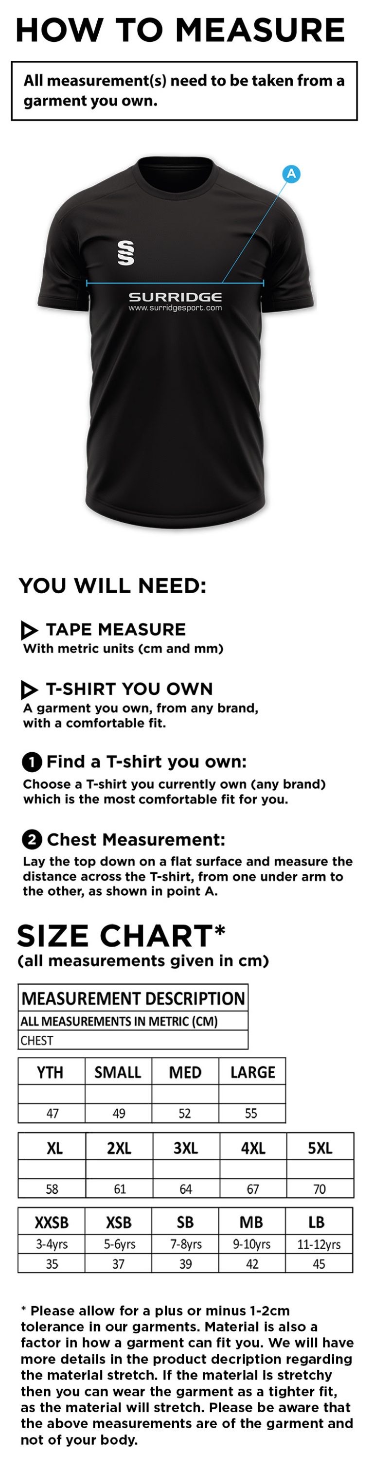 Women's Dual Gym T-shirt : Navy Melange - Size Guide
