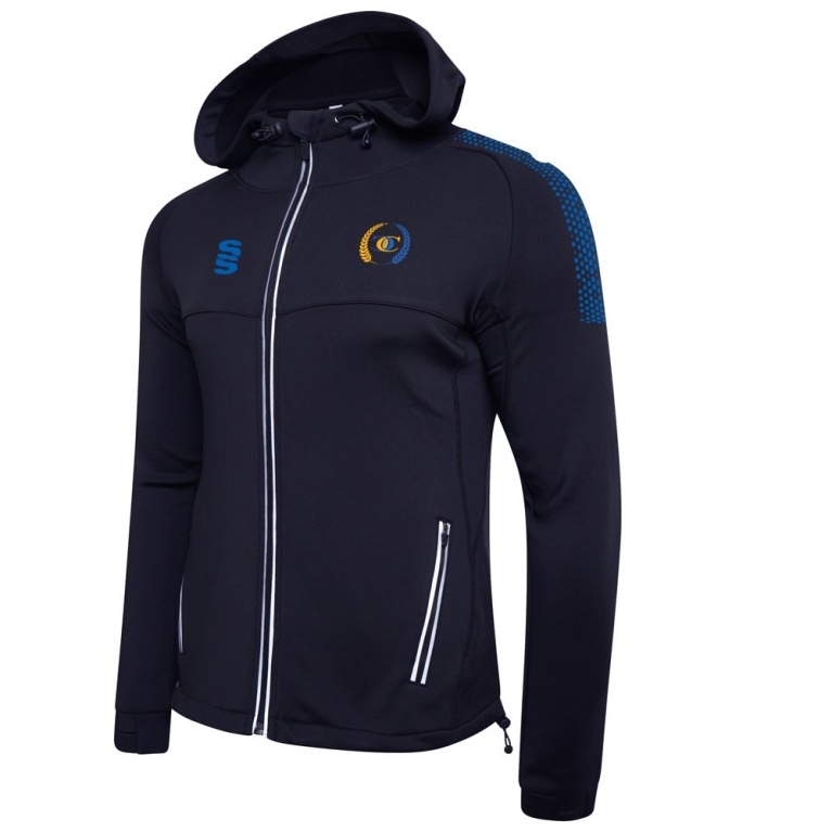 Dual Full Zip Hoody : Navy