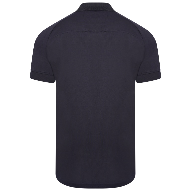 Dual Solid Colour Polo : Navy